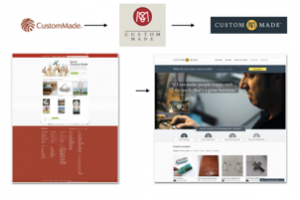 capturing the before & after of an ecommerce website redesign that I oversaw